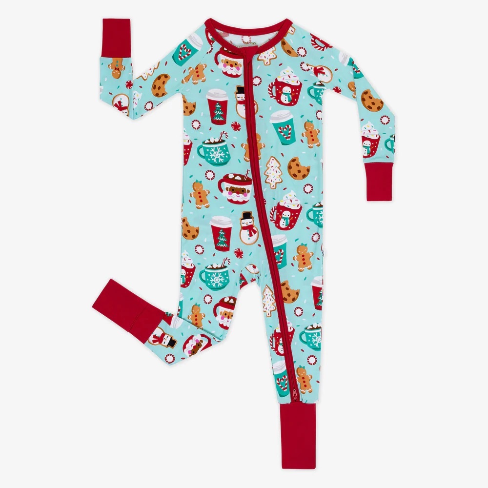 Little Sleepies Festive Red and Blue Pajama Set